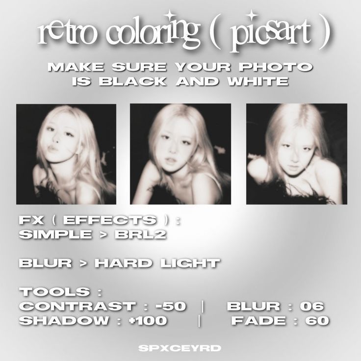 an advertisement for a photo shoot with three different photos and the words, make sure your photo is black and white