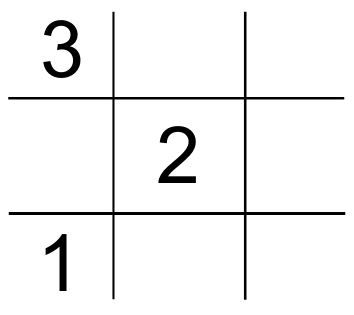 the number two is placed on top of each other in a sudket pattern