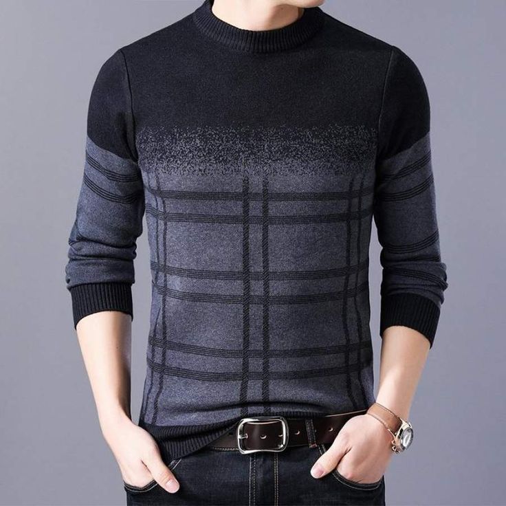 Men s Sweater Winter Round Neck Long Sleeve Stretch Pullover Suitable Fashionable Sweater Shipping from the US. Easy 30 day return policy, 100% cotton, Double-needle neck, sleeves and hem; Roomy Unisex Fit. Cozy Winter Tops For Layering, Cozy Fit Tops For Winter Layering, Winter Cotton Sweater For Layering, Winter Layering Cotton Sweater, Winter Long Sleeve Tops For Cold Weather, Warm Tops With Cozy Fit For Winter, Warm Long Sleeve Knit Top, Long Sleeve Tops For Winter Wear, Cozy Gray Winter Tops