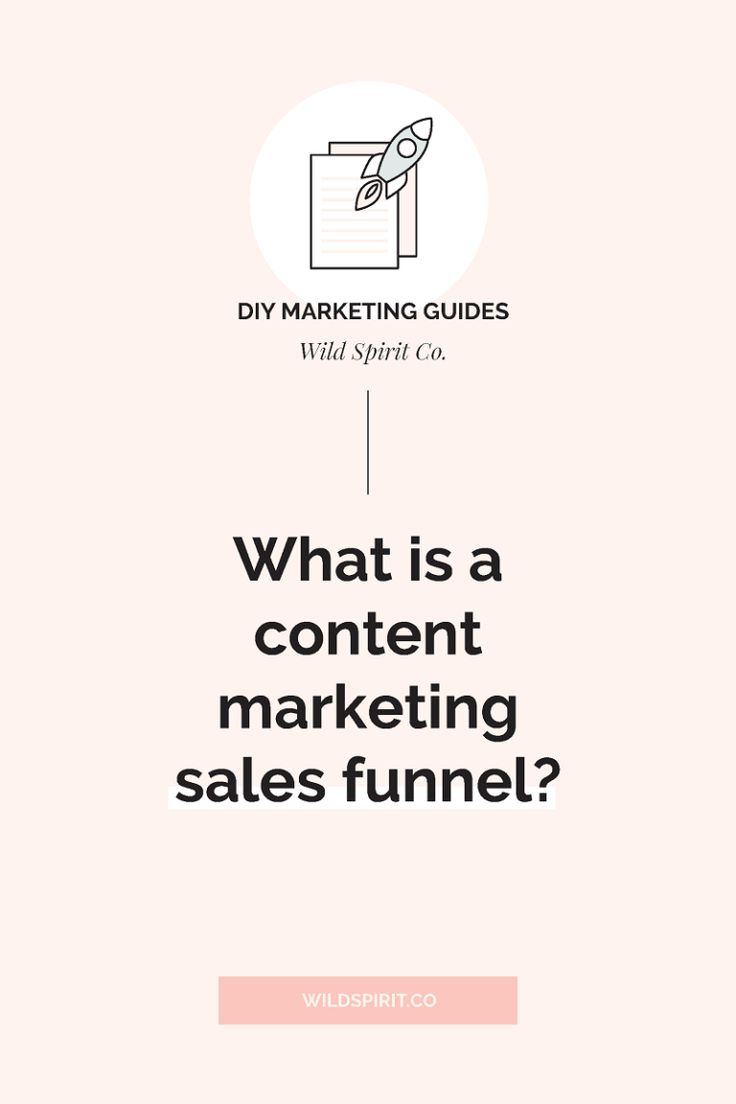 a pink background with the words what is a content marketing sales funnel? on it