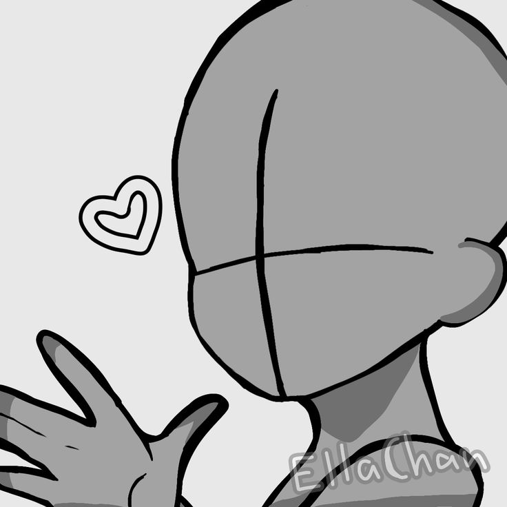 an image of a cartoon character holding his hand out to the side with a heart on it