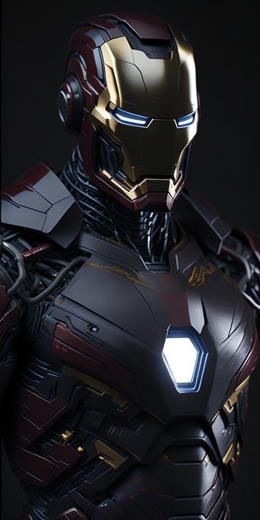 the iron man figure is shown in this image