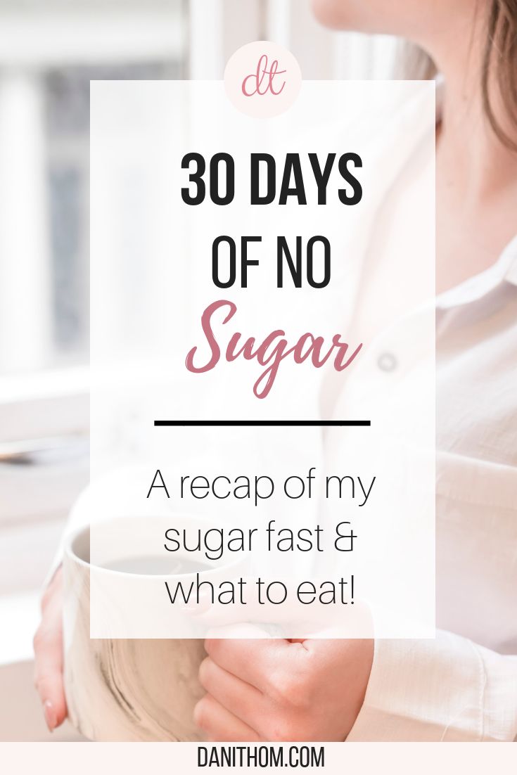 a woman holding a white bowl with the words 30 days of no sugar on it