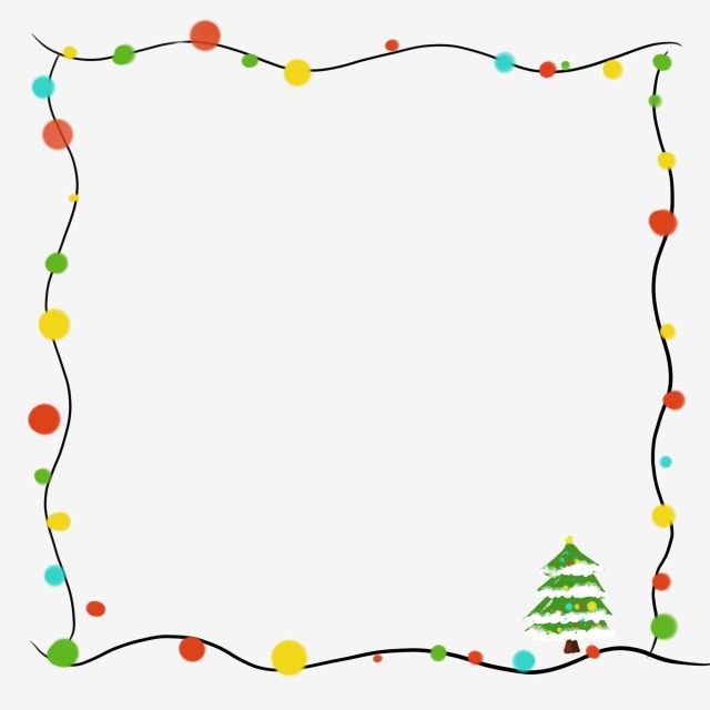 a christmas tree with colorful lights on it's sides and a white background in the middle