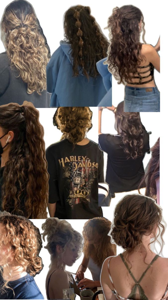 Effortless Beach Waves Trends: Relaxed and Natural Hairstyles for Sun-Kissed Beauty Curl Hair Outfits, Hairstyles On Wavy Curly Hair, Hairstyles For Waves Hair Natural, Side Path Hairstyles Long Hair, Hair Inspo Style Curly, Haircuts For Long Hair Wavy Naturally, Curly Hair Styles For Concert, Hairstyles For Waves Hair, Curl Wavy Hairstyles