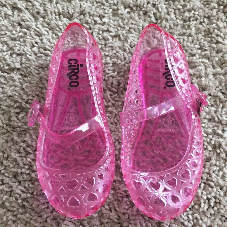 Pink With Heart Cut Out Jelly Sandals, Never Worn Size 8 Pink Plastic Jelly Sandals For Party, Pink Round Toe Plastic Sandals, Pink Closed Toe Plastic Sandals, Cute Open Toe Jelly Sandals, Pink Plastic Party Sandals, Pink Closed Toe Jelly Sandals, Pink Non-slip Plastic Jelly Sandals, Pink Flat Jelly Sandals, Cute Pink Closed Toe Jelly Sandals