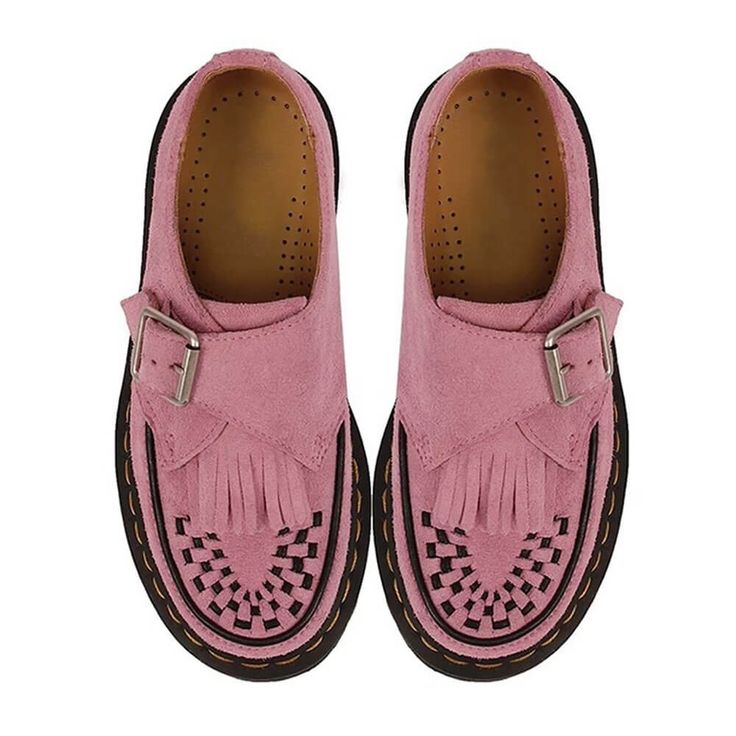 pink suede loafers boogzel clothing Y2k Outfits Grunge, Loafers Aesthetic, Aesthetic Clothes Y2k, 90s Outfits, Clothes Y2k, Flame Design, Shoes Store, 90s Outfit, Platform Loafers