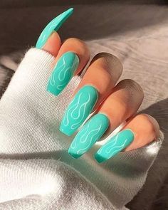 Cute Acrylic Nail Designs, Nail Swag, Acrylic Nails Coffin Short, Colorful Nail Designs, Summer Acrylic Nails, Neon Nails, Acrylic Nail Art, Gel Nail Designs, Fire Nails