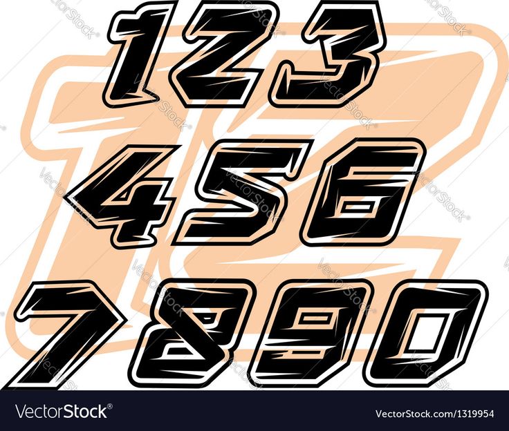 Race Number Count Letter Style Font Model Download A Free Preview Or High Quality Adobe Illustrator Sign Lettering Fonts Lettering Design Lettering Fonts