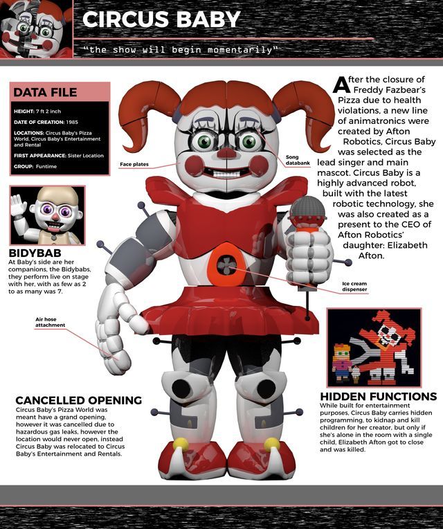 an info sheet with instructions on how to use the circus clown costume for halloween costumes