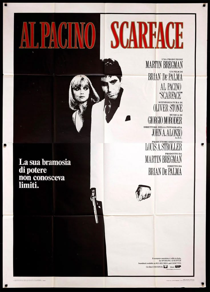 a movie poster for scarface