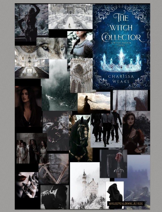 a collage of photos with the title'the witch collector '