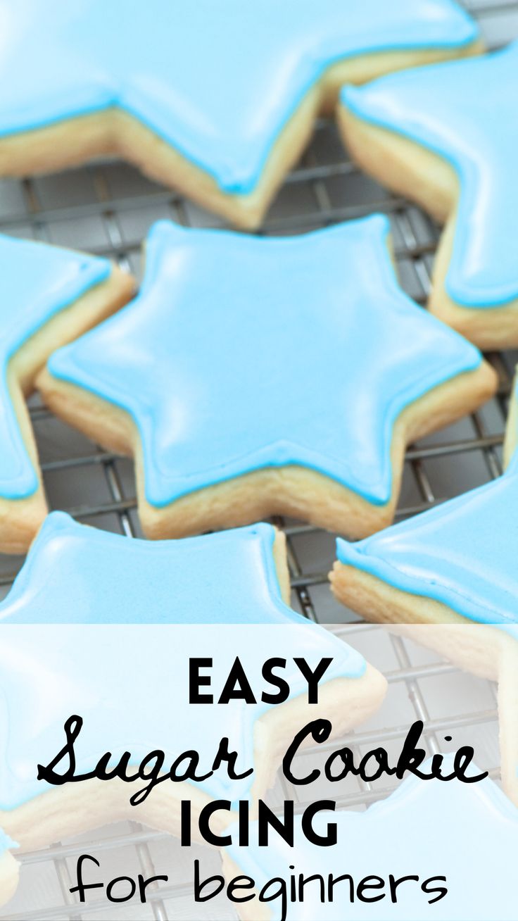 easy sugar cookie icing for beginners is the perfect way to decorate cookies with royal icing