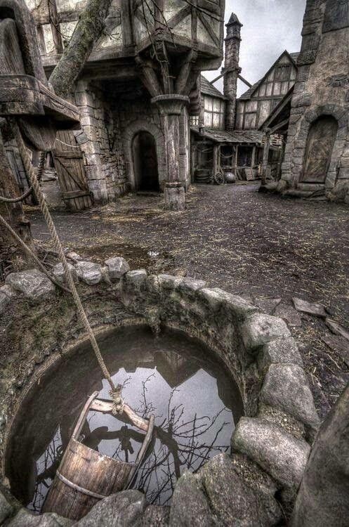 a screenshot of an abandoned village in scotland with the caption'a world of beauty '