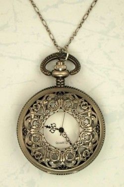 Tick-Tock Necklace! Magic Crystals, Hickory Dickory, Antique Pocket Watch, Pocket Watch Necklace, Antique Watch, Pocket Watch Antique, Vintage Pocket Watch, Pendant Watches, Antique Watches