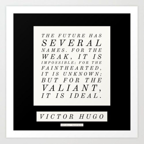 the future has several names art print