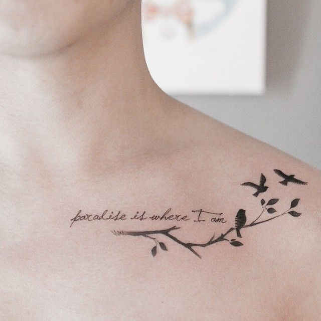 a woman with a tattoo on her chest that says, perpelible is where i am