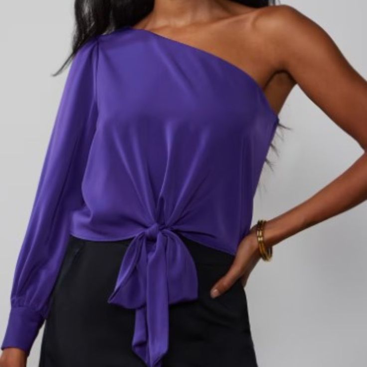 Beautiful Purple Off Shoulder Blouse. This Is An Xl But Fits A Bit Big. It's Brand New With Tag. Chic Purple Evening Tops, Chic Purple Tops For Evening, Purple Blouse For Spring Night Out, Chic Purple Tops For Night Out, Elegant Purple Top For Day Out, Elegant Purple Tops For Date Night, Elegant Purple Top For Date Night, Chic Purple Top For Date Night, Purple Blouse