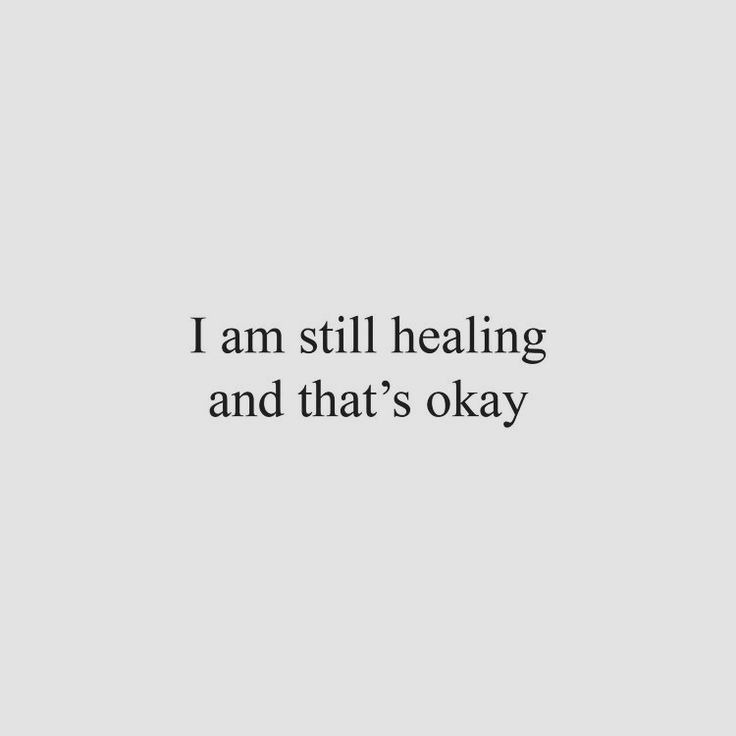 the words i am still healing and that's okay