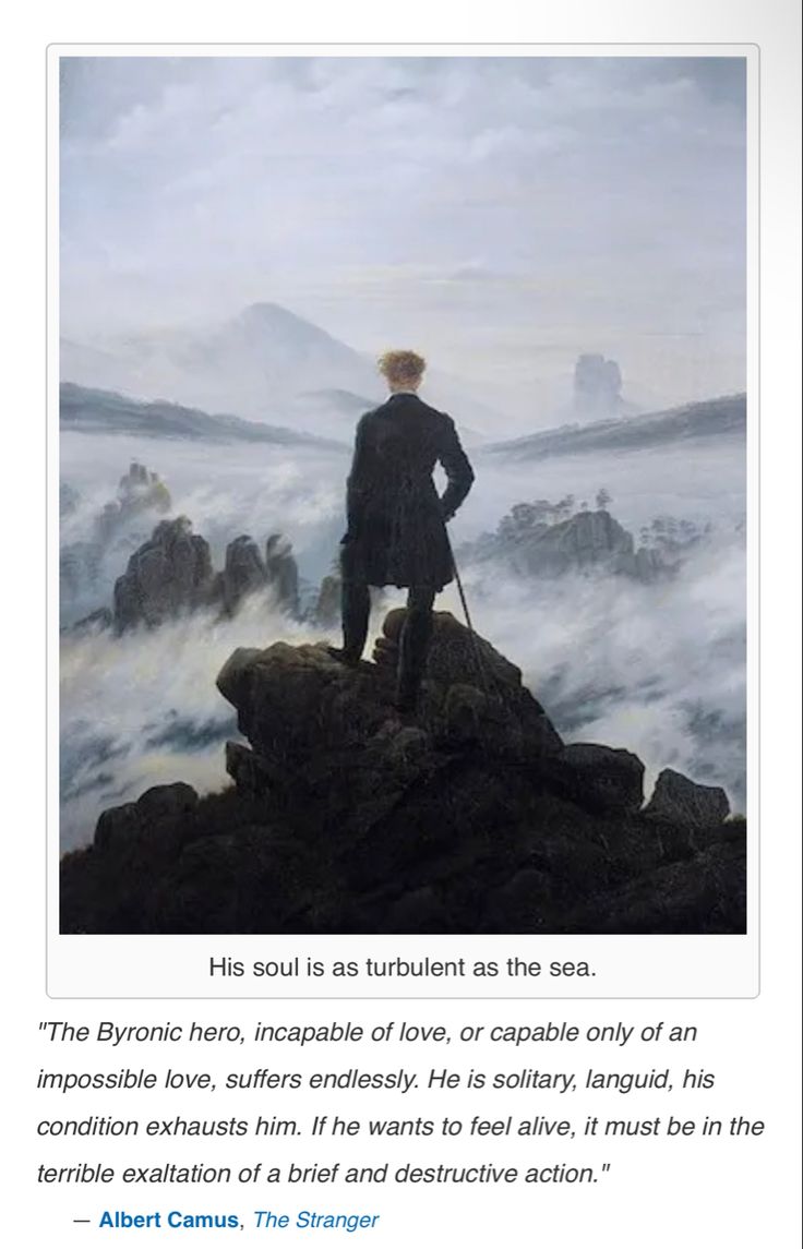 an image of a man standing on top of a mountain looking at the ocean and clouds