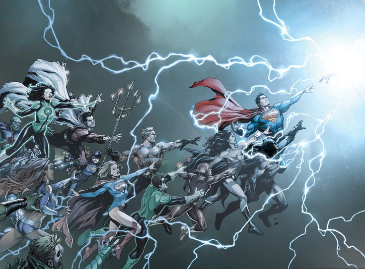 the cover to dc universe rebirth