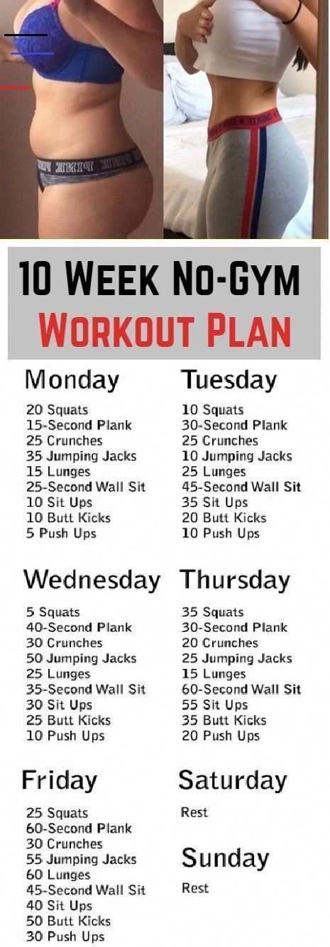 the 10 week no gym workout plan