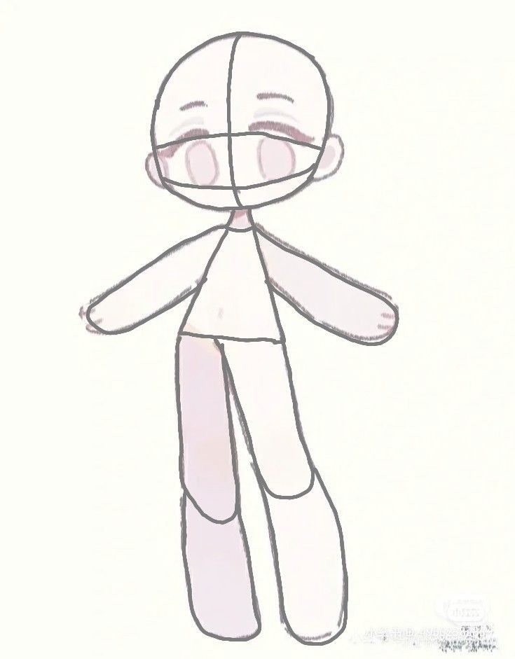 a drawing of a stuffed animal is shown