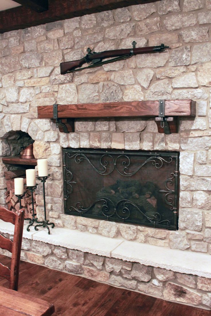 mantle brackets Mantle Brackets, Rustic Fireplace Mantle, Lawrenceburg Kentucky, Sunroom Remodel, Window Grills, Fireplace Pictures, Fireplace Mantel Decor, Rustic Fireplaces, Home Fix