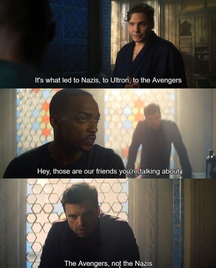 the avengers movie scene with captain america and black widow in the background, one is looking at