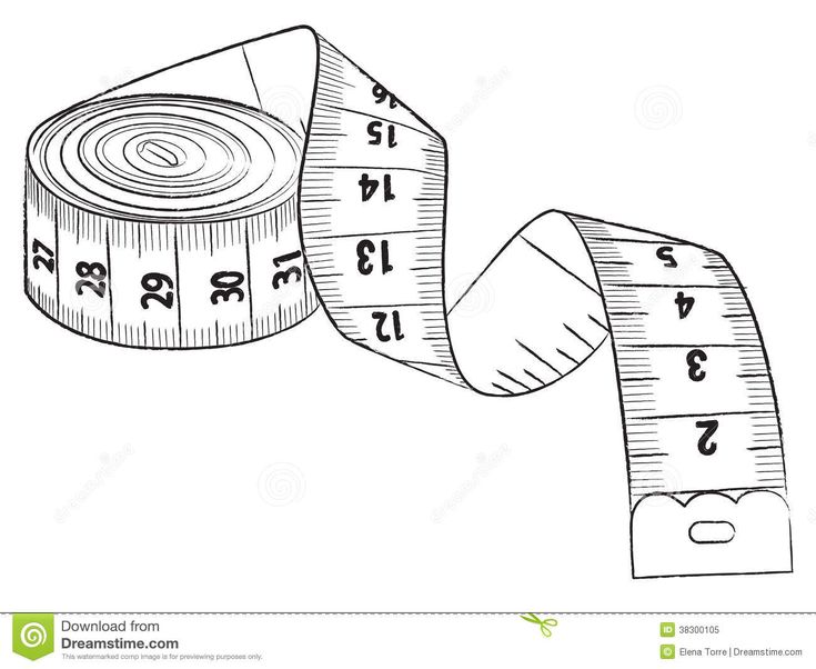 a tape measure and measuring tape with numbers on the side, vintage line drawing or engraving