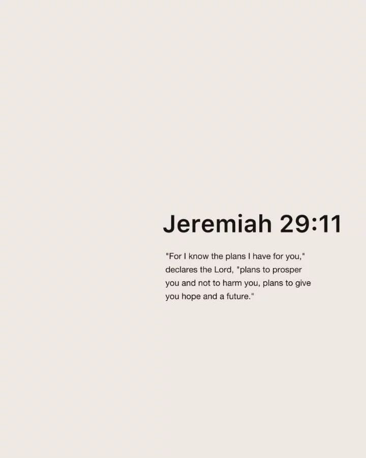 the bible verse is written in black and white on a light gray background with an orange border