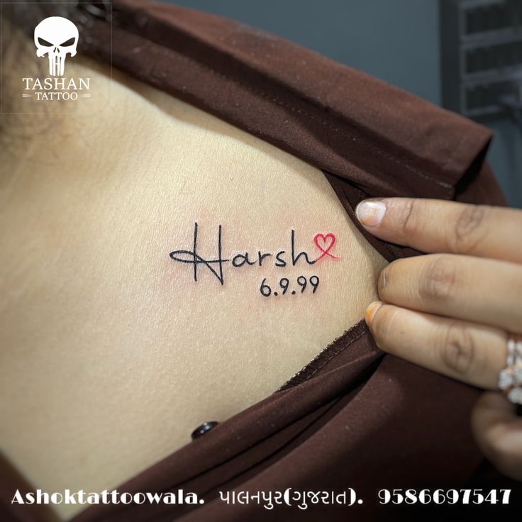 TashanTattoo
AshokTattooWala
S.4.5,Tirupati plaza
Opp. New bus stand
Near gd modi collage
Palanpur (gujrat)
9586697547
9687533310 Unique Name Tattoos Design, Brother Name Tattoos, Husband Name Tattoos For Women Hand, Tattoos For Husband Name, Sister Name Tattoos, Husband Tattoos, Name Tattoos For Men, Tattoos For Women Cat, Husband Name Tattoos