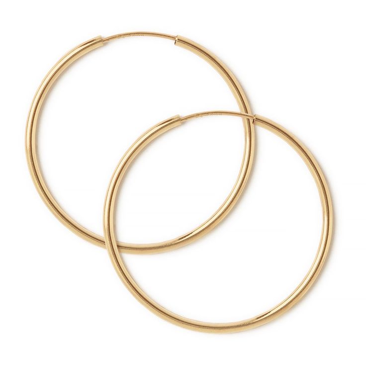 Gold Vermeil Medium Hoop Earrings, Thin Gold Hoops – AMYO Jewelry Multiple Piercings Earrings, Piercings Earrings, Hoop Earrings Diamond, Multiple Piercings, Medium Hoop Earrings, Earrings Diamond, Earrings Hoop, Huggie Earrings, Cuff Earrings