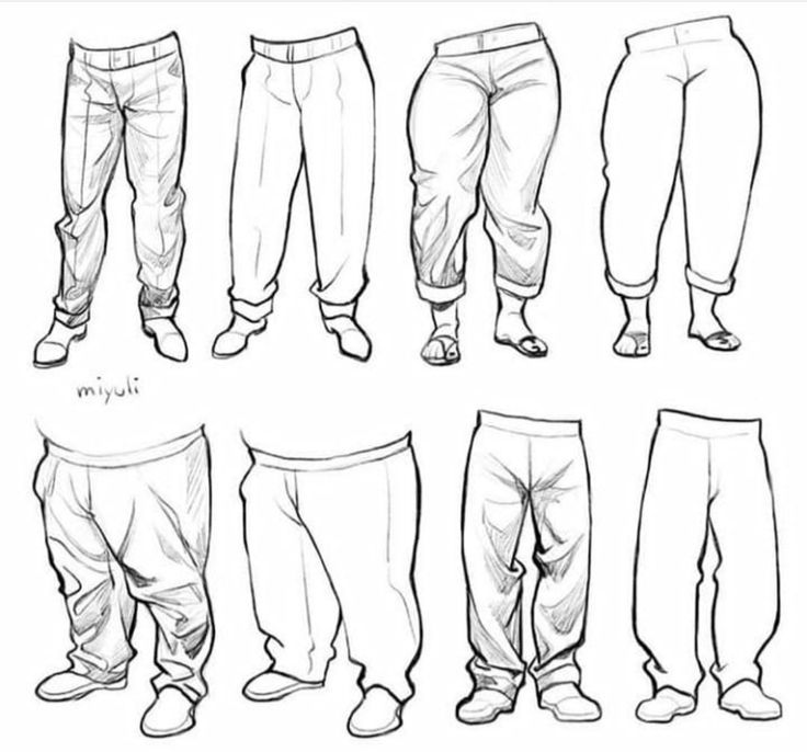 the different types of pants for men