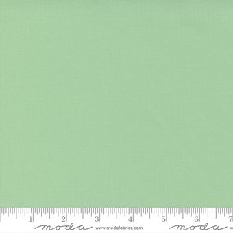 a ruler with a green background