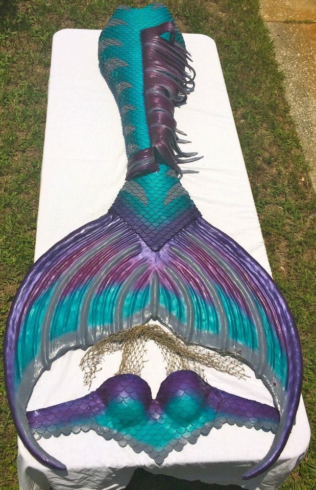 an image of a mermaid tail made out of plastic