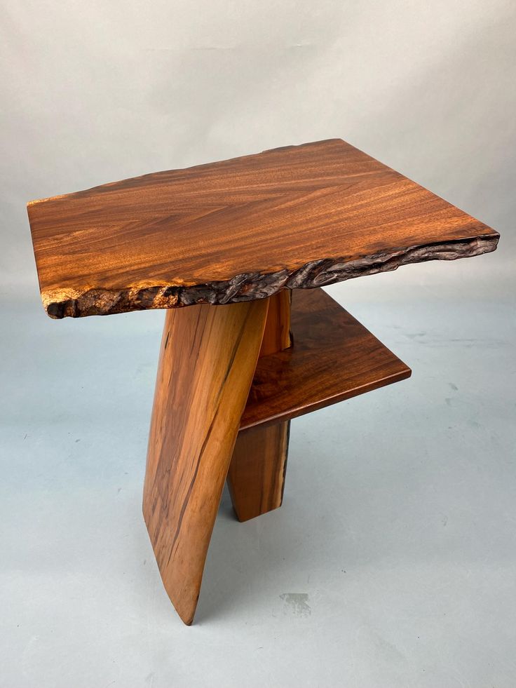 a piece of wood that is sitting on top of a table