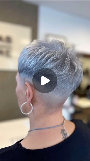 Nothing But Pixies, Short Hair Ideas, Undercut Pixie Haircut, Undercut Pixie, Bob Haircuts For Women, Shaved Sides, Girl Short Hair, Short Hair Older Women, Bob Haircuts