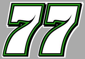 the number seven is shown in green on a gray background with white letters and numbers