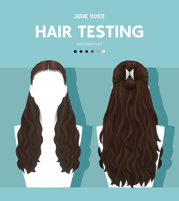 the hair testing poster is displayed for people to see in their own homepages