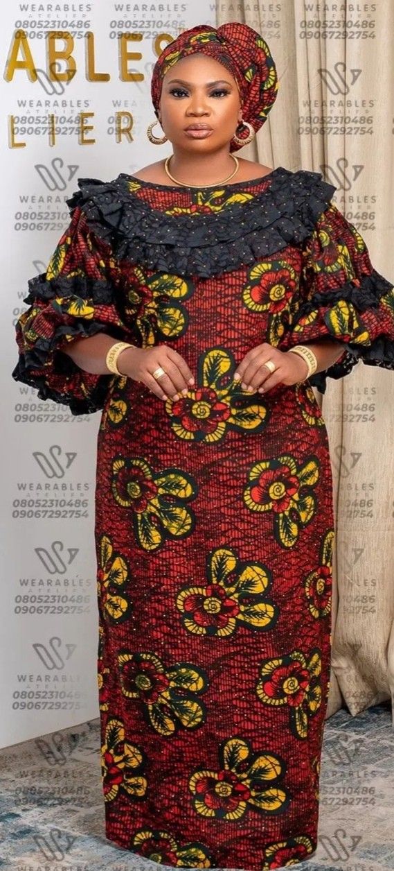 Ankara Design For Older Women, Ankara Styles For Elderly Women, Ankara Gown Styles For Mummies, African Dresses For Older Women, Long Ankara Gowns For Women, Gowns For Older Women, Kitenge Designs For Older Women, Ankara Agbada Styles For Women, Ankara Long Gown Styles For Women