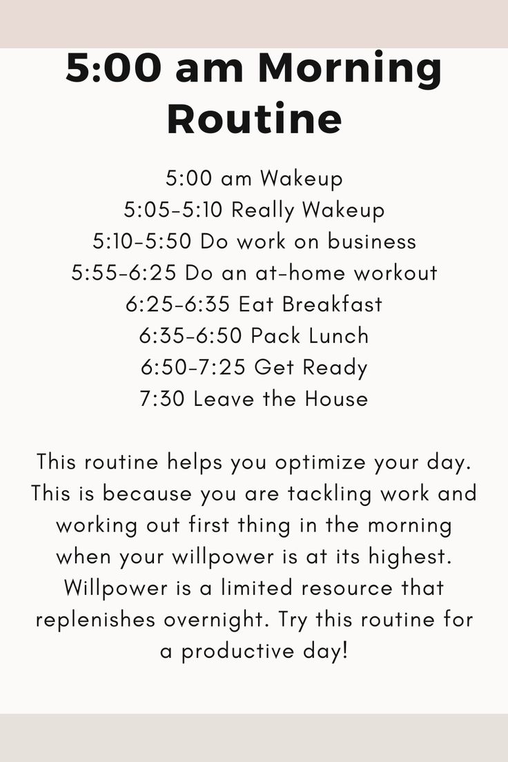 This amazing routine will certainly help you optimize your day! #health #healthy #productive #morningroutine #morning Daily Routine Schedule 5am, 30 Minute Morning Routine, Morning Fitness Routine, 6:00 Am Morning Routine, 5:00 Am Morning Routine, 5:00 Am Aesthetic, After Work Routine, 5am Morning Routine, 5 Am Morning Routine