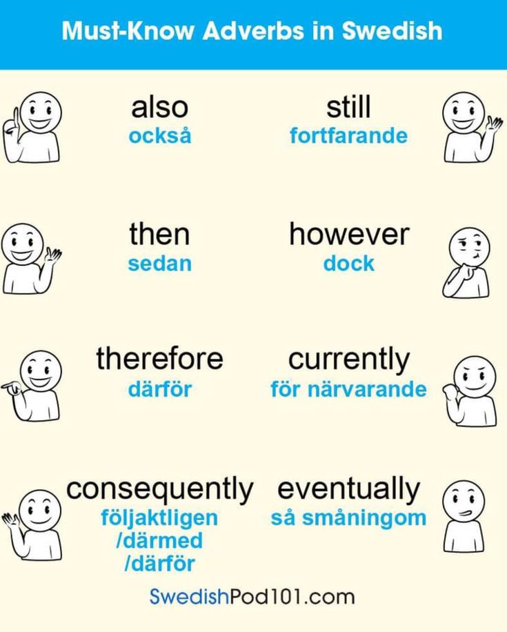 the words in swedish are very fun