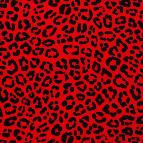 a red and black animal print background