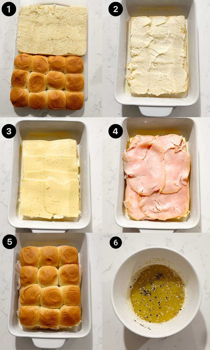 the steps to making bread with different ingredients