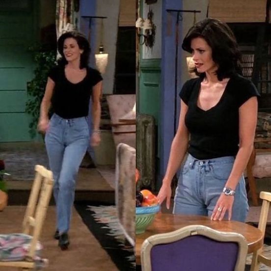 10 Outfits Monica Wore On Friends That We Still Can’t Get Over Friends Rachel Outfits, Estilo Rachel Green, Monica Friends, Robin Scherbatsky, Fashion Guys, Rachel Green Outfits, Diy Outfits, 90’s Outfits, 90s Inspired Outfits