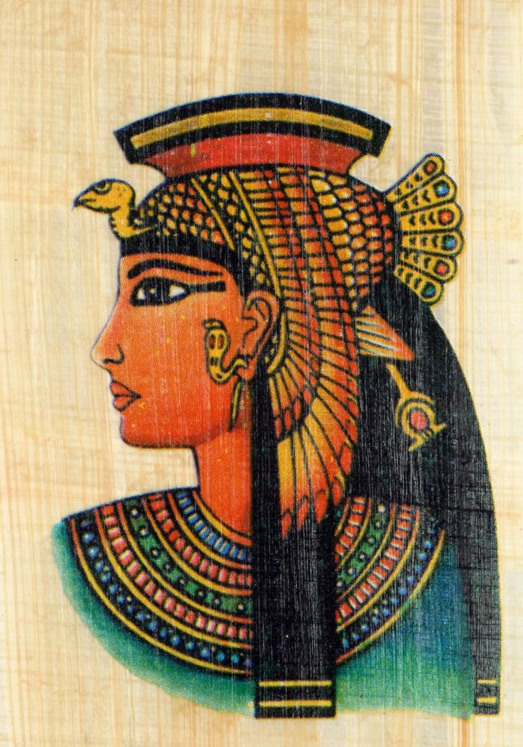 an egyptian painting on wood depicting the head of queen nefere stock photo - 957982