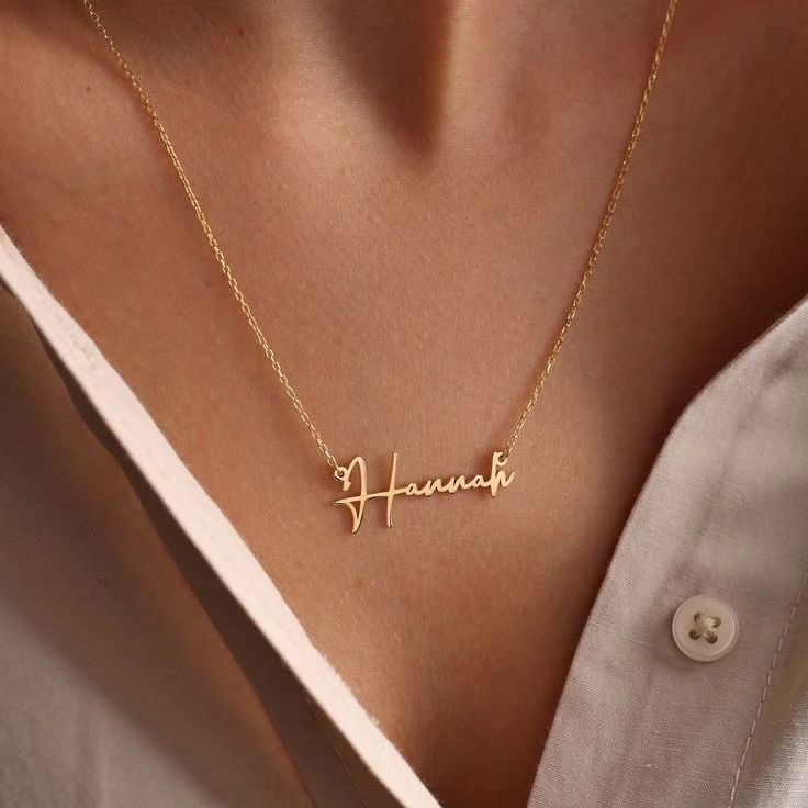 Personalised name necklaces✨ Price: Single name: ₹350 Double name: ₹500 Free shipping all India . Product Details: - 18k gold plated - Minimum 6 months warranty - Golden/silver colour options - Any name/text/ no. can be done in any language - Any font can be done, you can send reference pics also for your own design . #namenecklace #namenecklaces #namechain #namependant #customisedpendant #customisednecklace #customisedjewellery #customisedjewelry #customjewelry Jewellery Small Business, Name Locket, Indian Rupees, Customised Jewellery, Double Name, Personalised Necklace, Fancy Jewelry Necklace, Reference Pics, Silver Colour