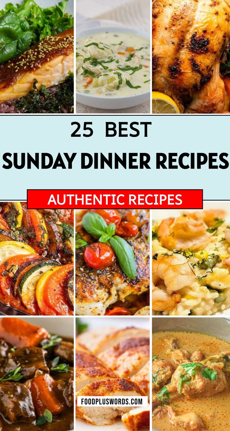 the 25 best sunday dinner recipes