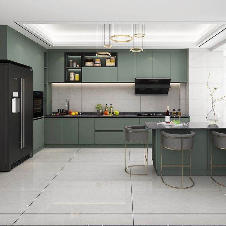 Kitchen Cabinets Design Ideas Modular Kitchen Colour Combination, Latest Modular Kitchen Design, Kitchen Unit Designs, Modern Kitchen Colours, Kitchen Cabinets Color Combination, Kitchen Ceiling Design, Kitchen Colour Combination, Modular Kitchen Cabinets, Latest Kitchen Designs